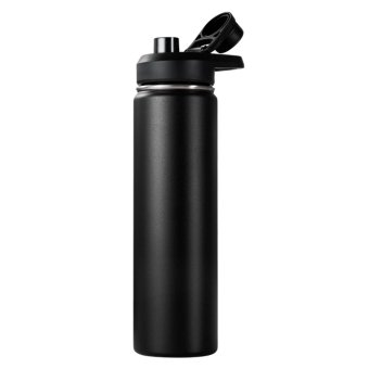 24oz 304 Stainless Steel Black Water Bottle